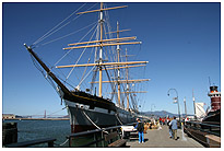 Ein riesiges Segelschiff, es ist die Balcutha